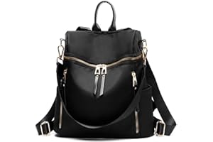 zhongningyifeng Women Backpack Purse Waterproof Nylon Rucksack Lightweight Fashion Casual Travel Ladies Shoulder Bag Daypack