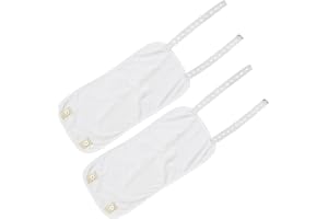 Castor Oil Pack Wrap Kit 2st läcktät återanvändbar caster oljepaket wrap kit justerbara mjuka ricinoljepaket för knän kalvar armbåge handled (olja ingår inte)
