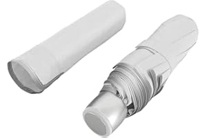 PERLETTI Ombrello Pieghevole Apertura Manuale Donna Uomo - Ombrello Antivento Piccolo da Borsa Viaggio Resistente Leggero - Ombrello Mini Compatto Tinta Unita - Diametro 97 cm