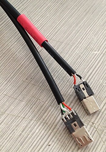 USB 2.0 HiSpeed Y-Kabel – A Stecker> 2x micro B Stecker 1,0m schwarz - 2