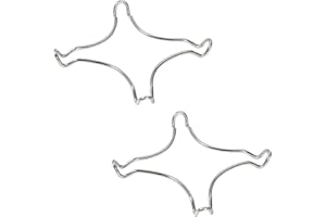 NIUHONG 2 Pcs Supporto Fornello a Gas Superiore Fornello a Gas Anello Anello Wok Supporto Fornelli a Gas Supporto Rack Wok Attacco Griglia Fornello a Gas Piani Cottura Pentola Di Cottura Supporto Padella