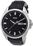 Hugo Boss Herren-Armbanduhr XL Analog Quarz Leder 1512874