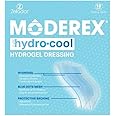 Moderex Hydrocool Hydrogel Dressing Sheet for Burns, necrotic Wounds, reducing Pain Relief (9x5.5cm x 10)