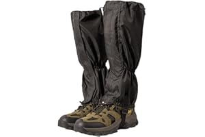 HSAJS Outdoor Gamaschen 210d wasserdichte Gamaschen Fabric Boot Gamaschen Zum Wandern Trekking Klettern Jagen Und Skifahren Unisex