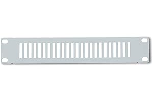 TLY TECHLY TECHLY Professional 026722 Pannello Cieco Ventilato 1 He per Armadio 10" Grigio Grigio