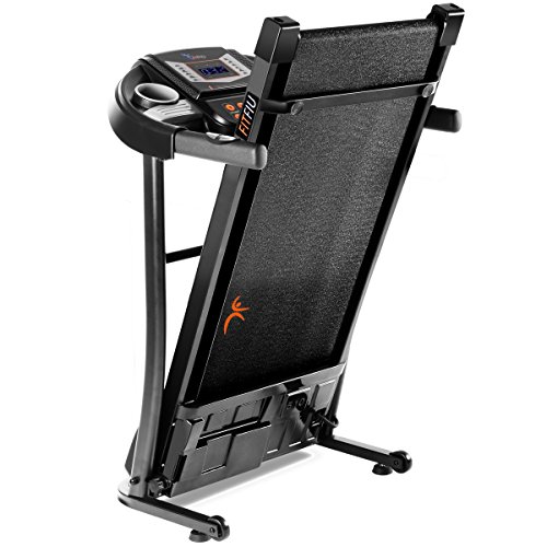 CDW Cinta de Correr FIT de 1500w de Potencia hasta 14km/HR, pulsometro,Altavoces, MP3, 12 programas de Entrenamiento.