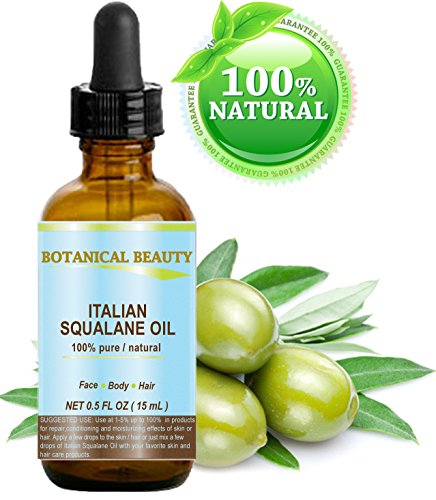 Preisvergleich Produktbild Squalan Öl Italienisch 100% Rein / Natürlich / unverdünnt Reine Feuchtigkeit Gesicht, Körper& Haar verlässliche 24 / 7 Hautschutz - 15ml.