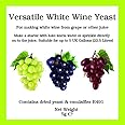 Versatile White Wine Yeast Sachet 5g - Also for Fermenting at Low Temperatures - All Purpose Homebrew Home Brew
