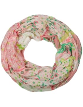 styleBREAKER Loop Schlauchschal mit Blumen Alloverprint Mustermix, Crash and Crinkle, Paisley, Punkte, Blüten,...