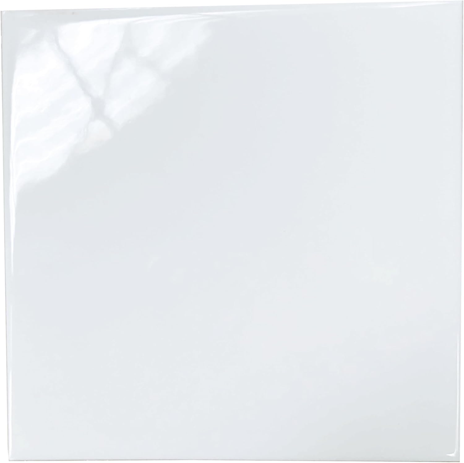 Azulejo de cerámica monocción Blanco brillo de 15x15 (BLANCO BRILLO) Precio por caja, 44 piezas, 1m2.