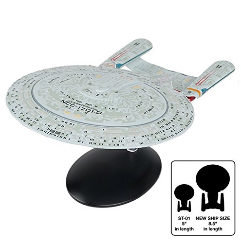 Filmwelt Shop U.S.S. Enterprise NCC-1701-D XXL 22cm Star Trek Raumschiff Eaglemoss Modell mit Magazin