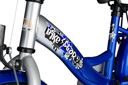 BIKESTAR® Premium Kinderfahrrad für sichere und sorgenfreie Spielfreude ab 4 Jahren ★ 16er Classic Edition ★ Champion Silber & Abenteuerlich Blau - 6