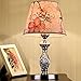 Produktbild LEDMLSH Tischlampe Chrom Warm und romantische Blume Schlafzimmer Bedside Studie Zimmer Wohnzimmer Einfache E27 (Glühbirnen nicht inbegriffen)