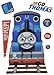 Produktbild Unbekannt 7 tlg. Set: Fensterbilder / Sticker - Thomas die Lokomotive - Fensterbild Aufkleber für Kinderzimmer - Jungen Eisenbahn Lok Bahn Zug Kinder - Wandtattoo Wands..