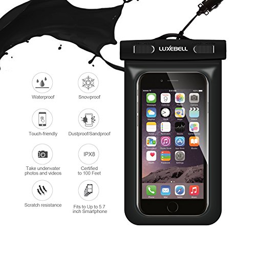 Luxebell® Wasserdichte Kamera Float Handschlaufe Armtrageschlaufe Schwimm-Armschlaufe für Ihre Unterwasserkamera Iphone Gopro VTech Kidizoom Action Cam Handy Marine-Fernglas Camcorder (2 Stück) (Gelb+Tasche) - 3