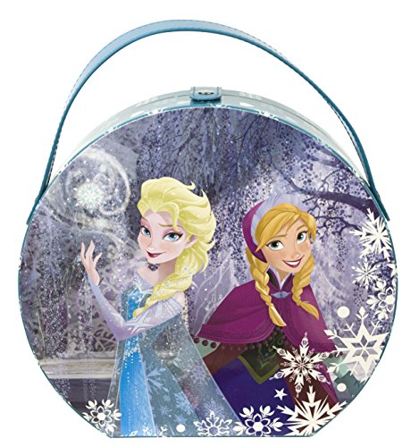 Disney Frozen großer Schminkkoffer mit Henkel und Eiskönigin-Motiv (enthält kindgerechte Schminke für Augen und Lippen, Nagellack, Ringe), Geschenk für Mädchen - 2