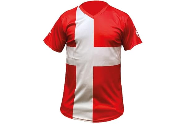 Herr T-shirt med Flagga, Tryckt Landsflagga, Bekväm Polyestertröja