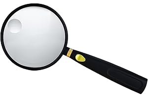 Lupas De Gran Aumento 2-13x Lupas De Lectura De Manode 110 Mm Lupa De Mano Lupa Es Adecuado para Que Las Personas Mayores Lean Libros Periódicos Mapas MINVOO