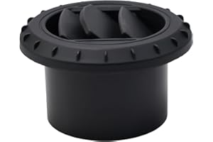 ZYWUOY Drehbarer 75 mm Warmluftauslass, kompatibel mit Dieselheizungen und Automobil-Klimatisierung