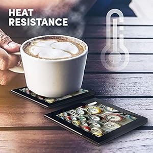 Awesome Set of 2 x Glass Coasters - Chernobyl Reactor Dials Cool Glossy Quality Coasters/Tabletop Protection for Any Table Type #2349