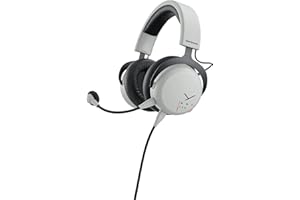 Beyerdynamic Cuffie da gioco chiuse MMX 150 Over-Ear con Augmented Mode, microfono Meta Voice, suono eccellente per tutti i dispositivi di gioco, di colore grigio