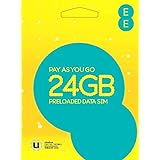 EE PAYG SIM Card Preloaded with 24 GB of 4GEE Data
