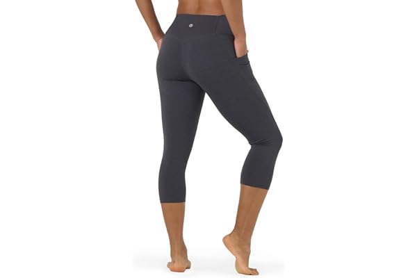 LAPASA Leggins Mujer Cintura Alta Fitness, Mallas de Deporte con Bolsillo, Pantalón Deportivo Elásticos y Transpirable, Leggings Push Up para Running Yoga y Ejercicio L01R1/L09R1/L32R1
