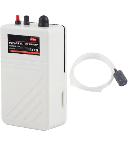 Aérateur Rechargeable Portable Pour Seau D'Appâts - Pompe à Air Pêche 24h/42h, Idéal Bateau, Kayak, Aquarium, Pêche En Plein Air