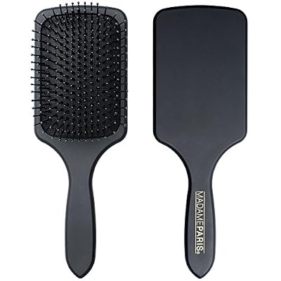 MadameParis - Brosse Plate - Brosse à Cheveux haut de gamme - Paddle Brush - Brosse de Coiffeur - Brosse professionnelle