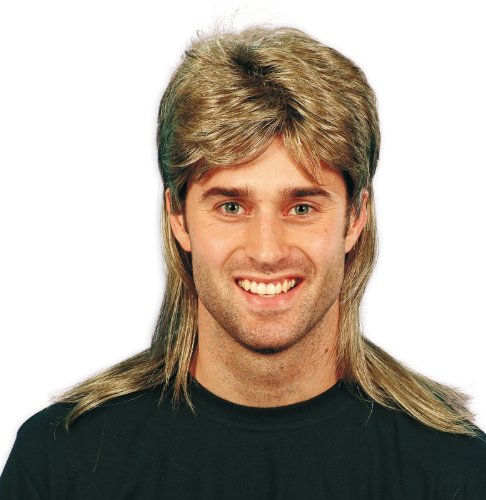 Wig Vokuhila in Style of the 80