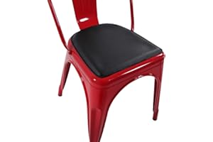 ‎HJH OFFICE hjh OFFICE 645030 Magnet-Kissen PILOW I Schwarz Kunstleder Bequemes Kissen für alle Metallstühle