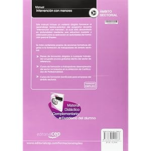 Manual Intervención con menores. Formación para el empleo (Formacion Empleo Sectorial)