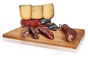 EL PALADAR JAMONERIA & DELICATESSEN PACK LOTE EMBUTIDOS Y QUESOS - Sobrasada, carn i xua y quesos elaborado en Menorca y salchichón, morcilla y chorizo