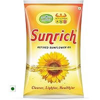 Sunrich Sunflower Oil Pouch, 899g