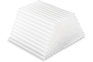 HEUCHAEY 120 Bâton de Colle Chaude,Bâtons de Colle Chaude Transparents 7x100 mm,pour Pistolet à Colle Chaude,le bricolage et les réparations, transparents, sans solvant et à séchage rapide