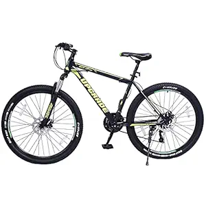 UPGRADE Cycle Weapon 900 with Disc Brake, Front Suspension and 21 Speed Shimano Gear, Ideal for: Adults I Frame Size: 18