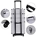 Songmics® Trolley Cosmetic Case Extra large Alu 3 in 1 Versatile Silver JHZ01S