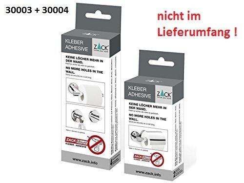 Zack SCALA Magnet-Seifenhalter poliert + Edelstahlstyling Universalmesser im Set - 3