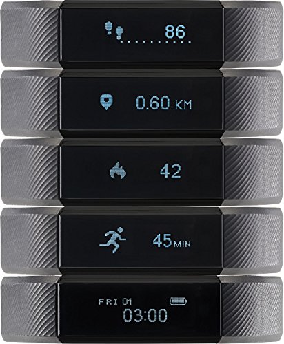 newgen medicals Bluetooth-4.0-Fitness-Armband FBT-25 m. Nachrichtenanzeige, OLED, IP67 - 5