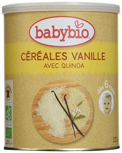 Babybio Cereales Vainilla, Pack of 3 x 220 gr (total 660gr)