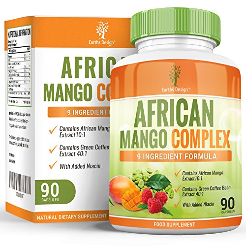African Mango Complex 1000mg Extract With Raspberry Ketones, Green