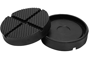 YIXISI 2 Stück Universal Gummipuffer für Wagenheber und Hebebühnen Plattformen mit Rille und Rahmen