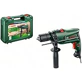 Bosch Darbeli Matkap EasyImpact 600, 600 W, Takım &Ccedil;antası Dahil, Elektronik Hız Kontrol&uuml;, Ergonomik, 1.7 Kg, Yeşil