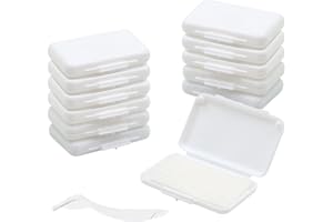 BORISCA Cera Ortodontica 12 Cartucce, 60 Tavolette di Originale Cera Dentale e Una Spatola per Faccette Dentali, Cera per Cure Orale Dentale per Evitare di Graffiare la Bocca L'abrasione Delle (B)