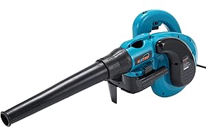 MERRY TOOLS KATSU Electric Air Leaf Dust Blower, 650W Leaf Blower Vaccum Cleaner with Variable Speed for Construction Home Garden Lawn Care, Car Corner Dust Clearing 100348A