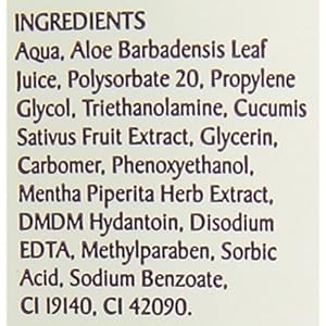 Wax It Aloe Vera Gel with Peppermint Oil and Cucumber Extract 500ml - Image 2