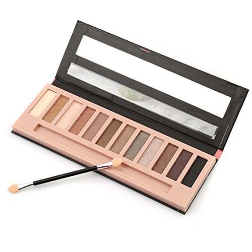 VWH 12 Farben Lidschatten Palette Makeup Eyeshadow Kosmetik Profi Augenpalette - 3