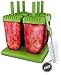 Produktbild Popsicle Moulds Set, BeYself BPA Free Popsicle Formen mit Niedertemperatur Widerstand + Reinigungsbürste (6 Psc)