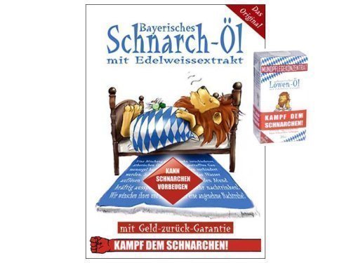 Bayerisches (Anti) Schnarch-Öl / Löwen-Öl