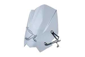 FATEXPRESS Sport Bike Racing Touring Parabrezza Parabrezza Parabrezza Parabrezza Parabrezza Deflettori Protezione Parti moto per B.M.W G310 R G 310 R G310R 2016 2017 2018 2019 2020 2021 2022 2023 (Fumo chiaro)